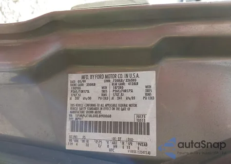 1999 Ford Expedition z USA, uszkodzony, nr VIN 1FMPU18L0XLB90068